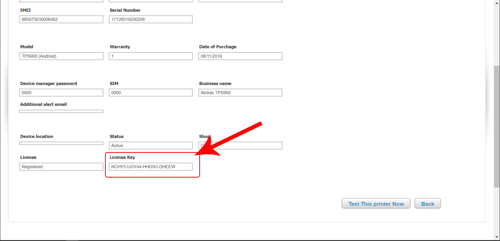 PrinterCo Step5 Licence Key